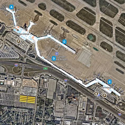 Map of St. Louis Airport